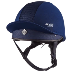Charles Owen 4Star Skull Helmet -Equestrian Products Store 4Star Navy Web