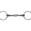 Shires Copper Lozenge Sweet Iron Snaffle With Raised Rib Bit 2 Shires Copper Lozenge Sweet Iron Snaffle With Raised Rib Bit -Equestrian Products Store 510r