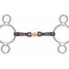 Shires Two Ring Sweet Iron Gag With Raised Ribs Bit -Equestrian Products Store 520r