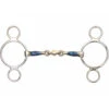 Shires Blue Sweet Iron Two Ring Gag With Lozenge Bit -Equestrian Products Store 5212 2