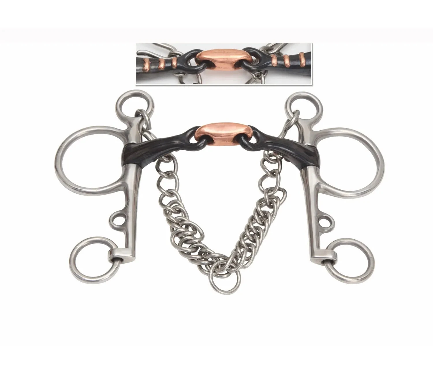 Shires Double Jointed Sweet Iron Pelham Bit 3 Shires Double Jointed Sweet Iron Pelham Bit