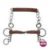 Metalab Leather Pelham Pinchless Snaffle Bit -Equestrian Products Store BE008526