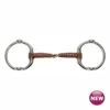 Metalab Leather Eggbutt Gag Pinchless Snaffle Bit – 17mm -Equestrian Products Store BE014525