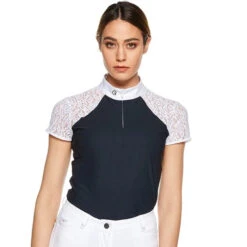 EGO7 Florentine ML Shirt CLOSEOUT -Equestrian Products Store Ego7FlorentineSSNavy