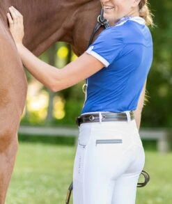 KL Select Gabrielle Breech 17 KL Select Gabrielle Breech -Equestrian Products Store KLSelectWhiteGreyBack