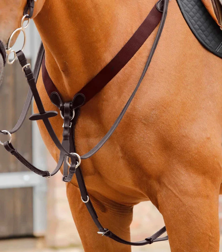 Premier Equine Baressa Elastic Jumping Breastplate 3 Premier Equine Baressa Elastic Jumping Breastplate