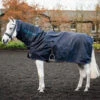 Horseware Rambo® Mack In A Sack (No Fill) CLEARANCE -Equestrian Products Store Rambo Mack in a Sack Navy Burgundy side view