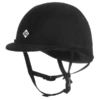 Charles Owen JR8 Children's Helmet CLOSEOUT 2 Charles Owen JR8 Children's Helmet CLOSEOUT -Equestrian Products Store YR8 Black Web