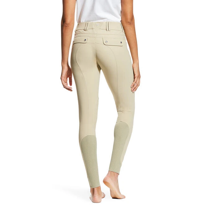 Ariat Tri Factor Grip Front Zip Women's Knee Patch Breech 4 Ariat Tri Factor Grip Front Zip Women's Knee Patch Breech - Image 2