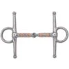 Copper And Stainless Steel Roller Snaffle Full Cheek 1 Copper And Stainless Steel Roller Snaffle Full Cheek -Equestrian Products Store cnt15