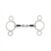 Blue Steel 2 Ring French Link Gag 1 Blue Steel 2 Ring French Link Gag -Equestrian Products Store cnt38