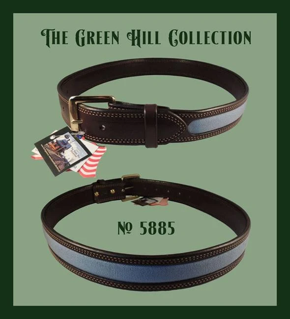 The Green Hill Collection Windowpane Belt 3 The Green Hill Collection Windowpane Belt