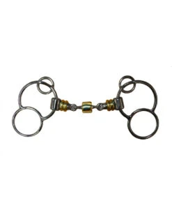 Jump'In German 3 Ring Bit With Rollers