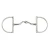 JP Korsteel Stainless Steel Jointed Port Hunter Dee Ring Snaffle Bit -Equestrian Products Store korsteel3