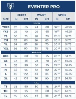 Tipperary Adult Eventer Pro Vest 12 Tipperary Adult Eventer Pro Vest -Equestrian Products Store tippsize