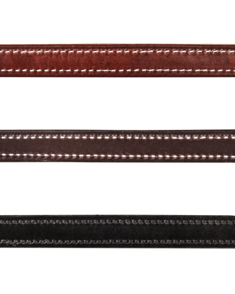 Walsh Fancy Stitch Leather Lead With Chain 4 Walsh Fancy Stitch Leather Lead With Chain - Image 2